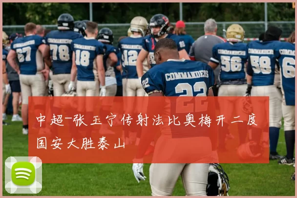 中超-张玉宁传射法比奥梅开二度 国安大胜泰山