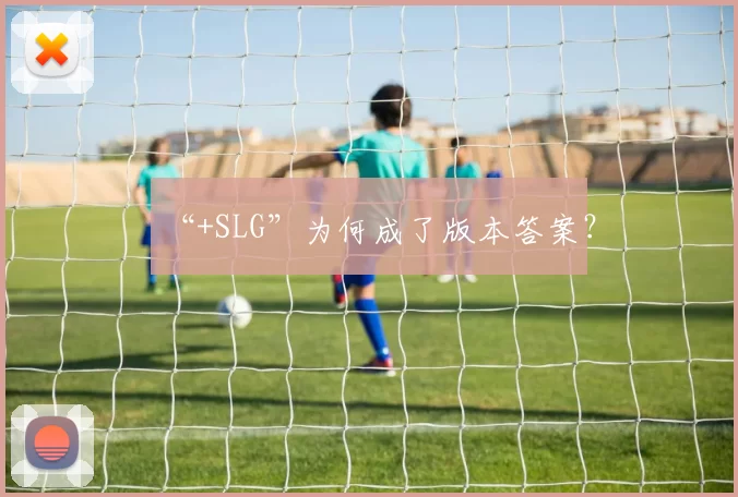 “+SLG”为何成了版本答案？