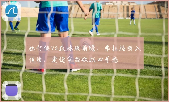 独行侠vs森林狼前瞻：弗拉格渐入佳境，爱德华兹欲找回手感